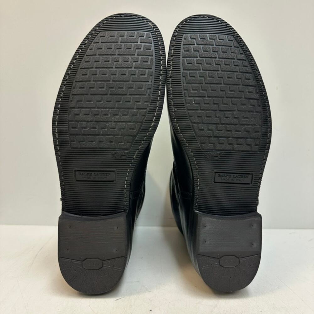 NEW HEELS Ralph Lauren Purple Label Motorcycle Engineer Boots Made in Italy 10 D - Picture 2 of 12